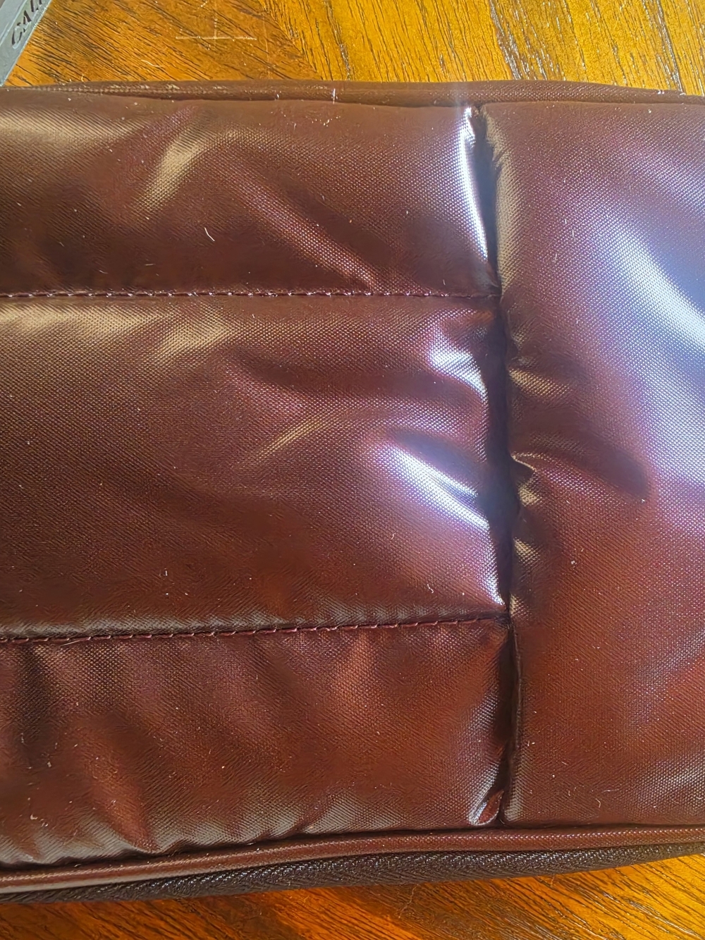 CalPAK Luka Zip Travel Passport Wallet Glazed Dark Cherry -NWOT
